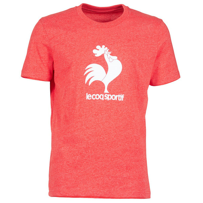 Le Coq Sportif Bacina T Rouge - T-Shirts Manches Courtes Homme